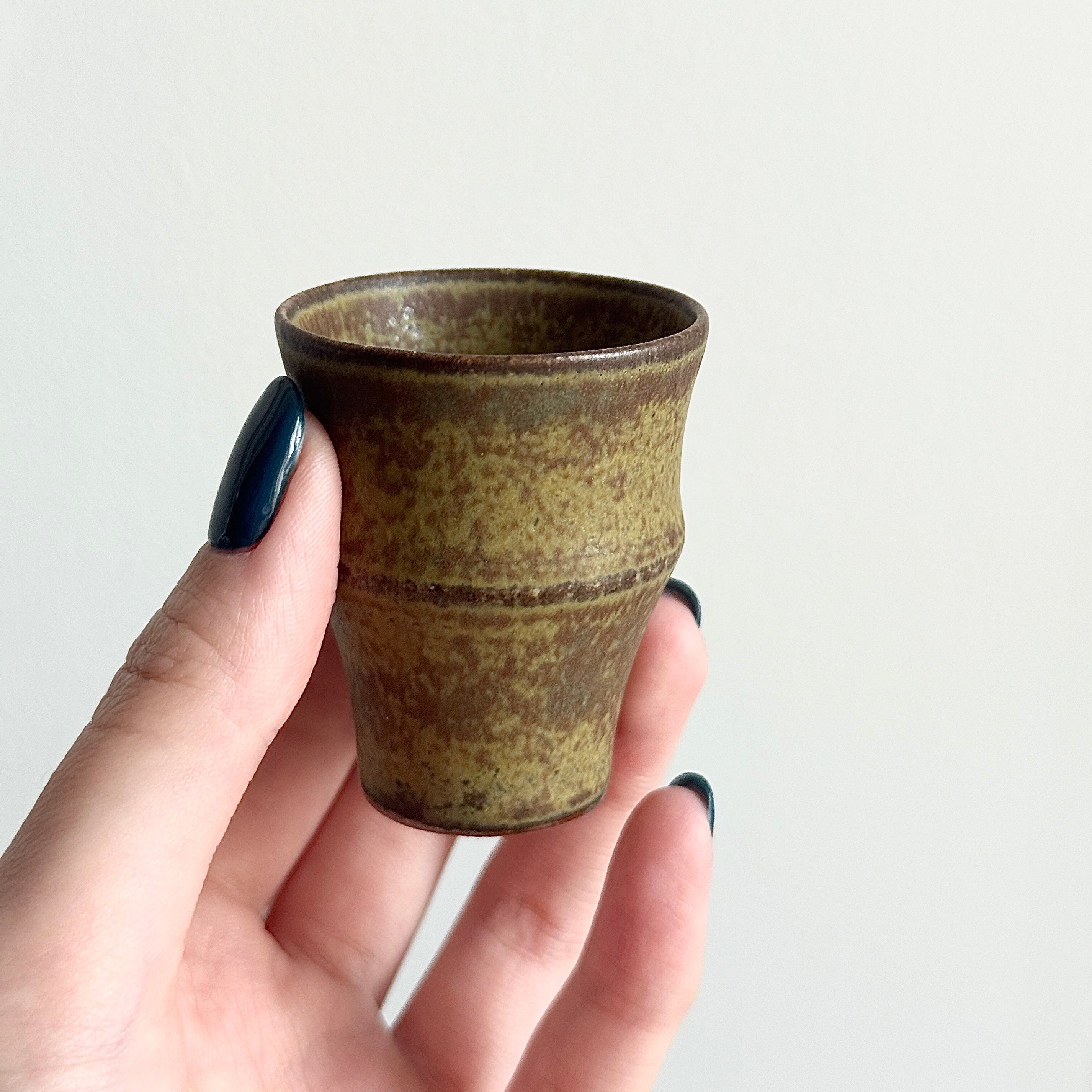 Handmade Ceramic Bamboo Joint Cup for Tea & Coffee