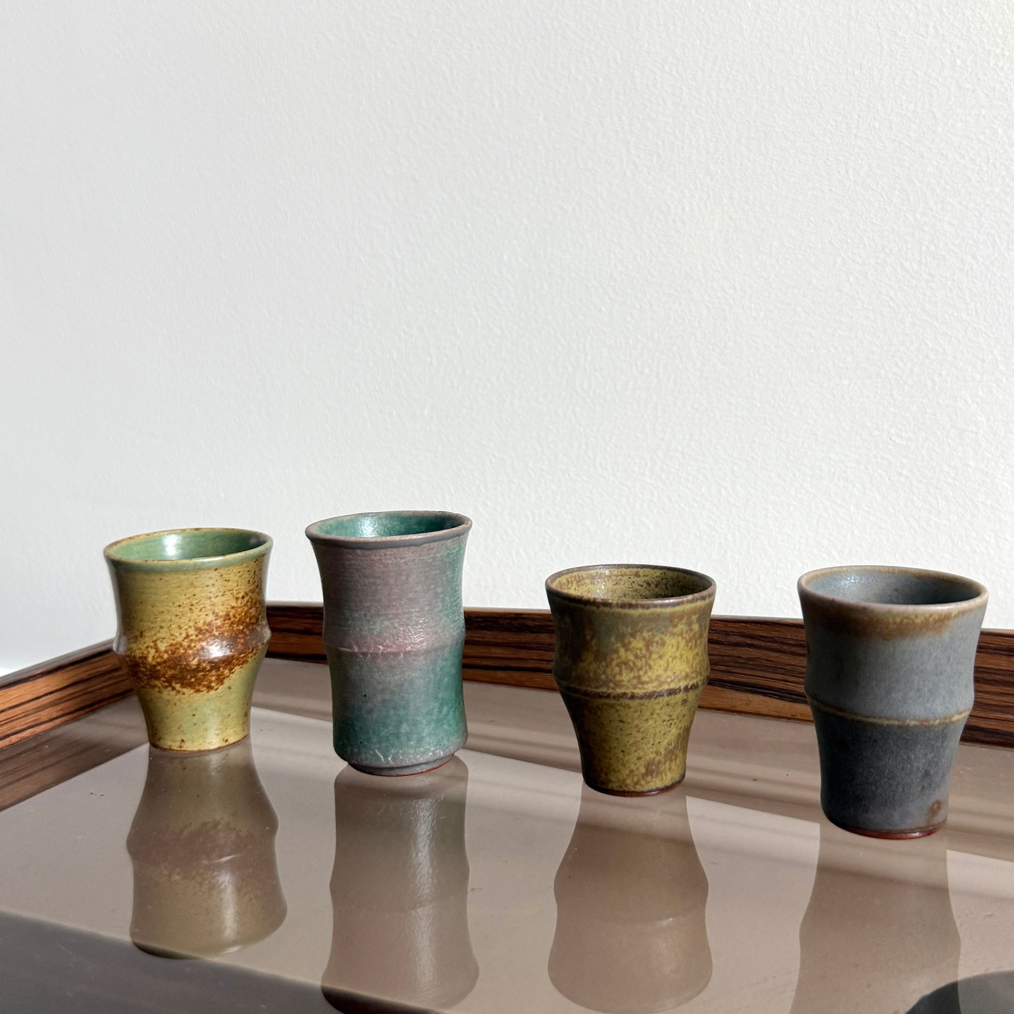 Handmade Ceramic Bamboo Joint Cup for Tea & Coffee