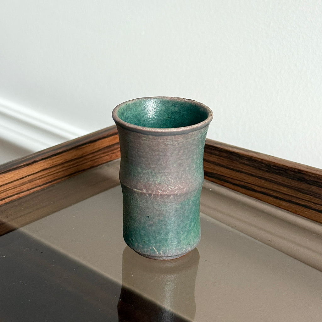 Handmade Ceramic Bamboo Joint Cup for Tea & Coffee